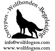 Logo van WolfdogSOS, Oertypen, wolfhonden, begeleiding. www.wolfdogsos.com